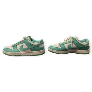 Nike Woman’s Dunk Low Clear Jade Streetwear Sporty Casual Athletic Sneakers- 7
